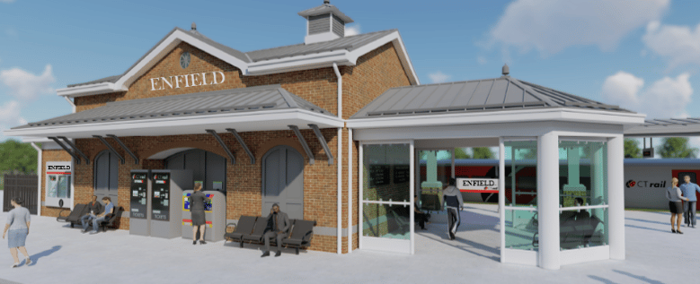Enfield Envisions an Economic Engine in New Train Station