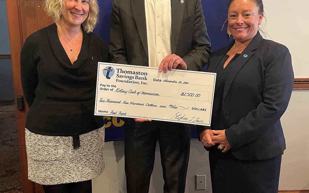 Thomaston Savings Bank Awards $25K in Grants